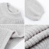 Casual long lantern sleeve jumper pullover loose solid sweater - Image 6