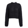 Casual long lantern sleeve jumper pullover loose solid sweater - Image 10