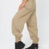 Elastic Waist Cargo Long Trousers - Image 2
