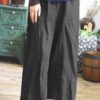 Elastic Waist Casual Loose Wide Leg Pants - Image 7