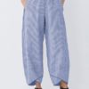Elastic Waist Striped Harem Pants - Image 5