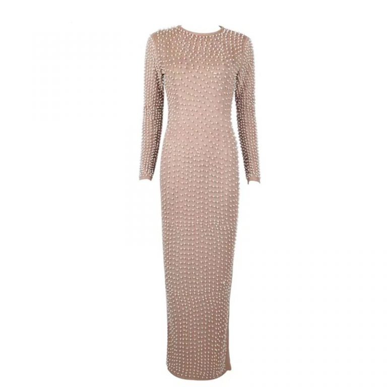 Elegant Long Sleeve Bodycon Dress - Image 2