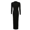 Elegant Long Sleeve Bodycon Dress - Image 5