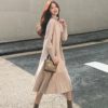 Elegant Loose A-line Ruffles Knitted Pullover Vestidos Sweater Dress