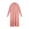 Elegant Loose A-line Ruffles Knitted Pullover Vestidos Sweater Dress - Image 6