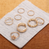 Elegant Twist Finger Rings Fashion Crystal Shiny Jewelry Gifts - Image 3