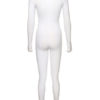 Jewel Neck Long Sleeves Zipper Polyester Tapered Fit  Playsuit Jumpsuits - Image 6
