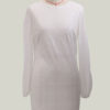 Jewel Neck Sexy Sequins Long Sleeves Puffed Sleeves Club Dress - Image 4