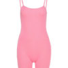 Letters Print Straps Neck Sleeveless Polyester Skinny One Piece Outfit - Image 3