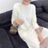 Loose Vestidos Chic Hit Thicken Pockets Sweater Dress - Image 2