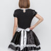 Maid Costume Lace Ruffle Bow Apron Headwear Dress Servant Girl - Image 3