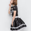 Maid Costume Lace Ruffle Bow Apron Headwear Dress Servant Girl - Image 4