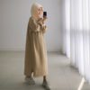 O-Neck Thicken Oversized Vestidos Long Warm Sweater Dress - Image 2