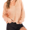 Pullovers V-Neck Long Sleeves Acrylic Sweaters - Image 3
