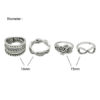 Rings Set In 4 Pcs Valentine Gift - Image 3