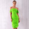 Sexy Draped Off The Shoulder Party Dress