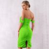 Sexy Draped Off The Shoulder Party Dress - Image 3