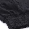 Sexy Elastic Waist Drawstring Flocking Patchwork Harem Pants - Image 5