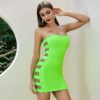Sexy Hollow Out Celebrity Runway Bodycon Bandage Dress - Image 5