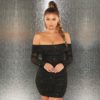 Sexy Off Shoulder Party Bodycon Dress - Image 4