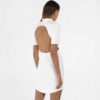 Sexy O-Neck Hollow Out Bandage Dress - Image 6