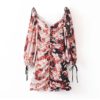 Sexy Patchwork Floral Print Mini Dresses - Image 6