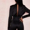 Sexy O Neck Long Sleeve Skinny Jumpsuit - Image 3