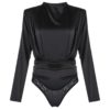 Sexy O Neck Long Sleeve Skinny Jumpsuit - Image 4