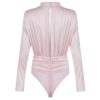 Sexy O Neck Long Sleeve Skinny Jumpsuit - Image 7