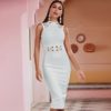 Sexy Runway Backless Hollow Out Celebrity Party Bandage Dress - Image 2