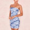 Sexy Sleeveless Print Bodycon Club Dress - Image 2