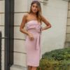 Sexy Strapless Sashes Evening Party Dress - Image 2