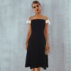 Sexy Strapless Off Shoulder Club Party Bodycon Dress - Image 2