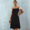 Sexy Strapless Off Shoulder Club Party Bodycon Dress - Image 3