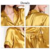 Short Sleeve Shirt Long Pants Nightwear - Image 4