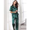 Short Sleeve Shirt Long Pants Nightwear - Image 7