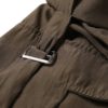 Solid Elastic Waist Button Casual Pants - Image 2
