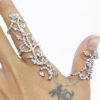 Statement Metal Floral Rings