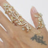 Statement Metal Floral Rings - Image 3