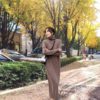 Straight Elegant Turtleneck Patchwork Sweater Dress - Image 3
