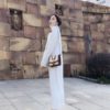 Straight Elegant Turtleneck Patchwork Sweater Dress - Image 7