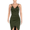 Straps Neck Sleeveless Polyester Cupless Sexy Dress - Image 5