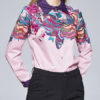 Turndown Collar Long Sleeves Printed Casual Shirts - Image 4