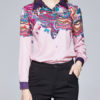 Turndown Collar Long Sleeves Printed Casual Shirts - Image 2