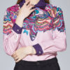 Turndown Collar Long Sleeves Printed Casual Shirts - Image 3
