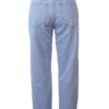 Zipper Natural Waist Distressed Split Casual Denim Trousers Pants - Image 4