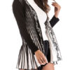Acrylic Casual V-Neck Long Sleeve Cardigan Sweaters Jacket - Image 3