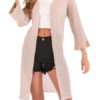 Acrylic Casual V-Neck Long Sleeve Sweaters Cardigans