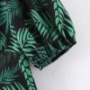 Boho Floral Print O Neck Sexy Backless Dress - Image 6