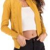 Casual Jewel Neck Long Sleeve Short Sweaters Cardigan - Image 5